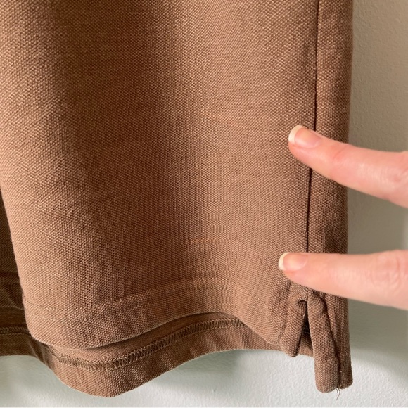 St. John’s Bay Heritage Pique Polo, Tan, Size M - Picture 5 of 7